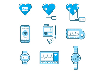 Free Heart Monitor Vector - vector gratuit #375625